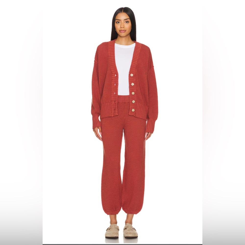Free People Hailee Cardi set in Canyon Sunset